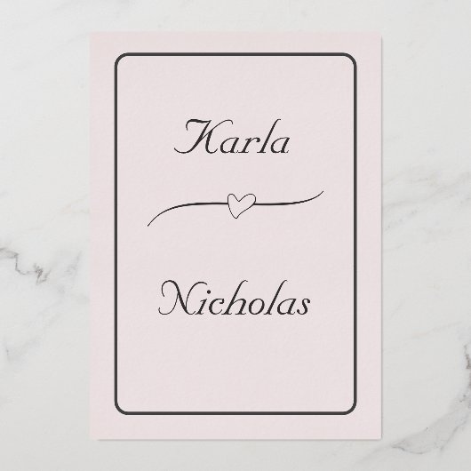 Tulp Flowers Blush repesal Dinner Folie Uitnodiging (Achterkant)