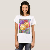 Tulp Flowers Floral Painting Art - Multi T-shirt (Voorkant volledig)