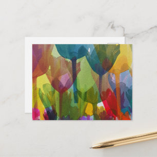 Tulp Flowers, Waterverf Flowers, Floral Briefkaart