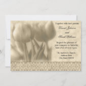 Tulp Huwelijksuitnodiging Kaart (Achterkant)