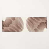 Tulp in neutraal kleurenmacro yogamat (Voorkant (horizontaal))