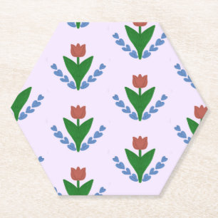 Tulp Kartonnen Onderzetters
