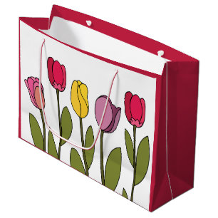 Tulp Kleurrijke Bloemen Tulp Groot Cadeauzakje