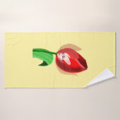 Tulp Meisje Badhanddoek - (Badhanddoek)