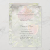 Tulp met Verse Wedding Kaart (Voorkant / Achterkant)