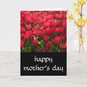 tulp-moederdag kaart (Gele Bloem)