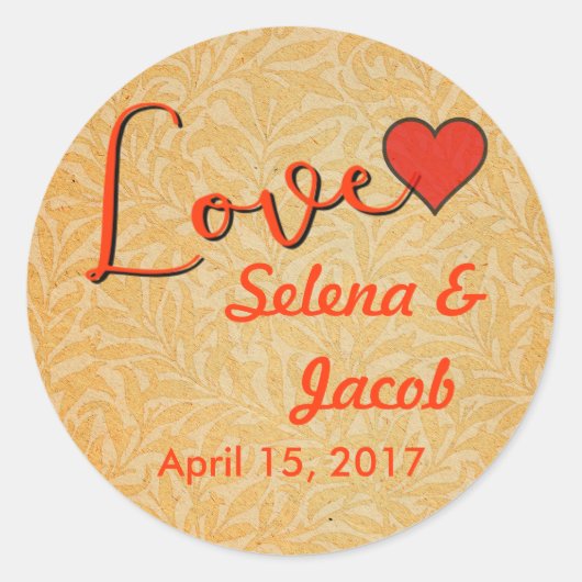 Tulp Morris schilderij Collectie Ronde Sticker (Voorkant)