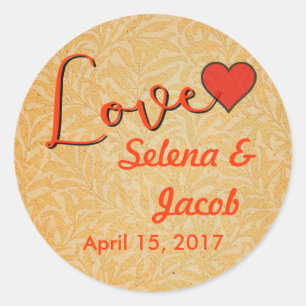  Tulp Morris schilderij Collectie Ronde Sticker