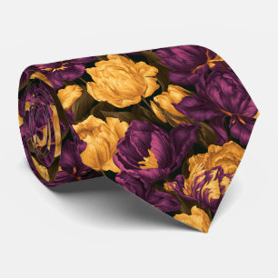 Tulp Patroon Broer Begin Stropdas