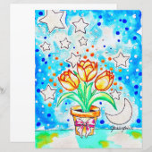 Tulp Poster (Voorkant / Achterkant)