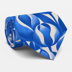 Tulp Print Broer Ontvangst Huwelijk  Stropdas