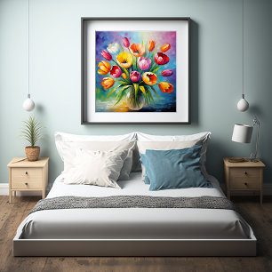 Tulp Radiance Bloemen Arrangement Poster