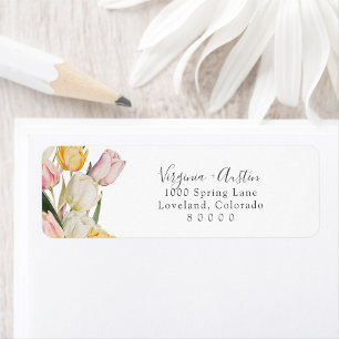 Tulp Retouradreslabel Etiket