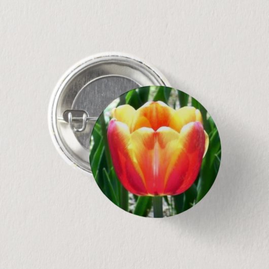 Tulp Ronde Button 3,2 Cm (Voorkant /achterkant)