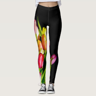 Tulp schilderen - Oorspronkelijke blokkunst Leggings