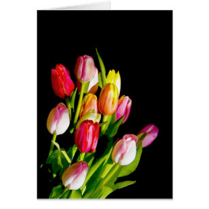 Tulp schilderen - Oorspronkelijke blowerende kunst