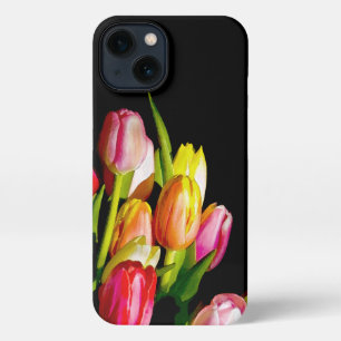 Tulp schilderen - Oorspronkelijke blowerende kunst iPhone 13 Hoesje