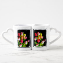 Tulp schilderen - Oorspronkelijke blowerende kunst