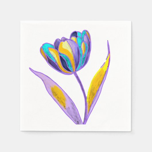 Tulp servet (Voorkant)