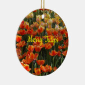 Tulp Siervoorwerp Keramisch Ornament (Rechts)