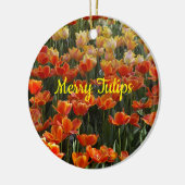 Tulp Siervoorwerp Keramisch Ornament (Links)