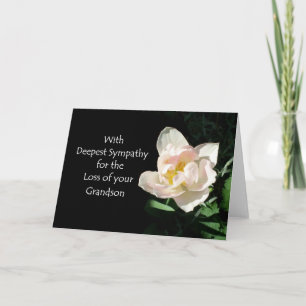 Tulp Sympathie Kaart - Verlies van een kleinzoon