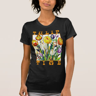 Tulp tijd t-shirt
