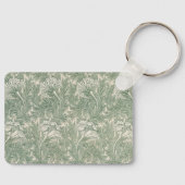 Tulp van William Morris,  Bloemenkunst Sleutelhanger (Voorkant)