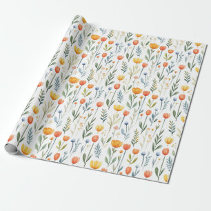 Tulp verjaardagscadeau inpakpapier voor haar