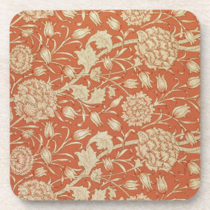 Tulp wallpapier, 1875 bier onderzetter