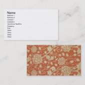 Tulp wallpapier, 1875 visitekaartje (Voorkant / Achterkant)