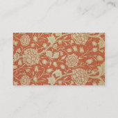 Tulp wallpapier, 1875 visitekaartje (Achterkant)