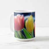 Tulpbloemen Drink Mok (Voorkant links)