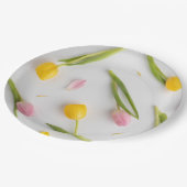 Tulpbloemen Papieren Bordje (Gekanteld)