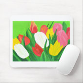 Tulpen2 Muismat (Met muis)