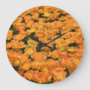 Tulpen 1 wandklokken en numerieke opties grote klok