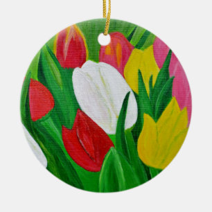Tulpen 2a keramisch ornament