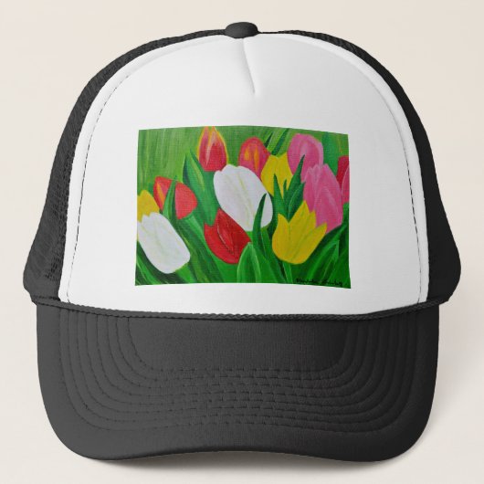 Tulpen 2a trucker pet (Voorkant)