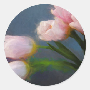 Tulpen 3 ronde sticker