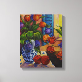 Tulpen & Appels - Canvas Print