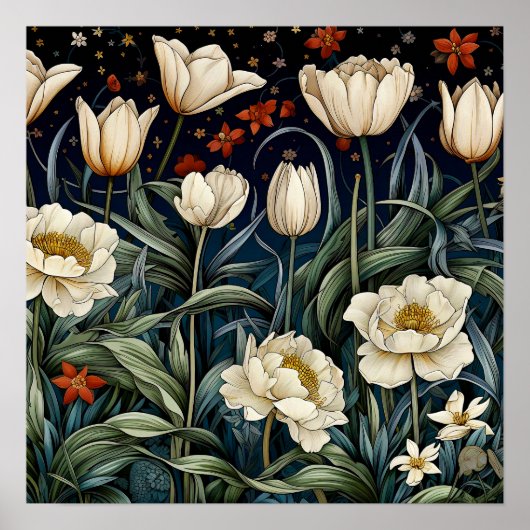 Tulpen Art Print (Voorkant)