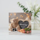 Tulpen Baby aankondiging social media (Staand voorkant)