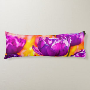Tulpen Betoverend Paars Lichaamskussen