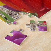 Tulpen bij de tuinpuzzel legpuzzel (Zijkant)