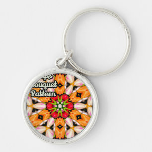 Tulpen Boeket Patroon Sleutelhanger