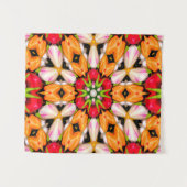 Tulpen Boeket Patroon Wandkleed (Voorkant (horizontaal))