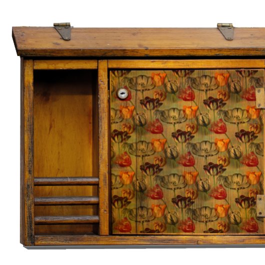 Tulpen botanische ontledingsvaartuigen Tissuepapier