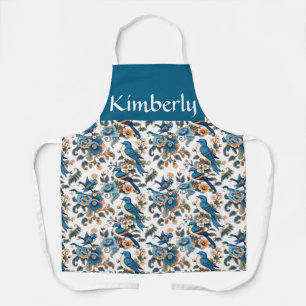 Tulpen Botanische Vogel Tuin Naamprint  Schort