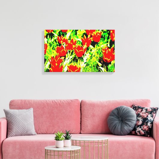 Tulpen Canvas Afdruk (Insitu (Woonkamer))
