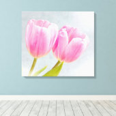 Tulpen Canvas Afdruk (Insitu (Houten vloer))